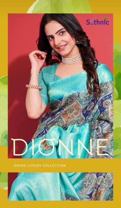 DIONNE VOL-01 BY SETHNIC DIGITAL PRINTED SAREE WHOLESALER IN SURAT